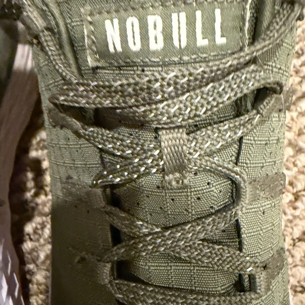NOBULL Olive Green Sneakers with Textured Sole Women’s Size 8! - Picture 5 of 8